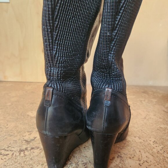 RUDSAK Leather Tall Wedge Boot - Picture 2 of 6